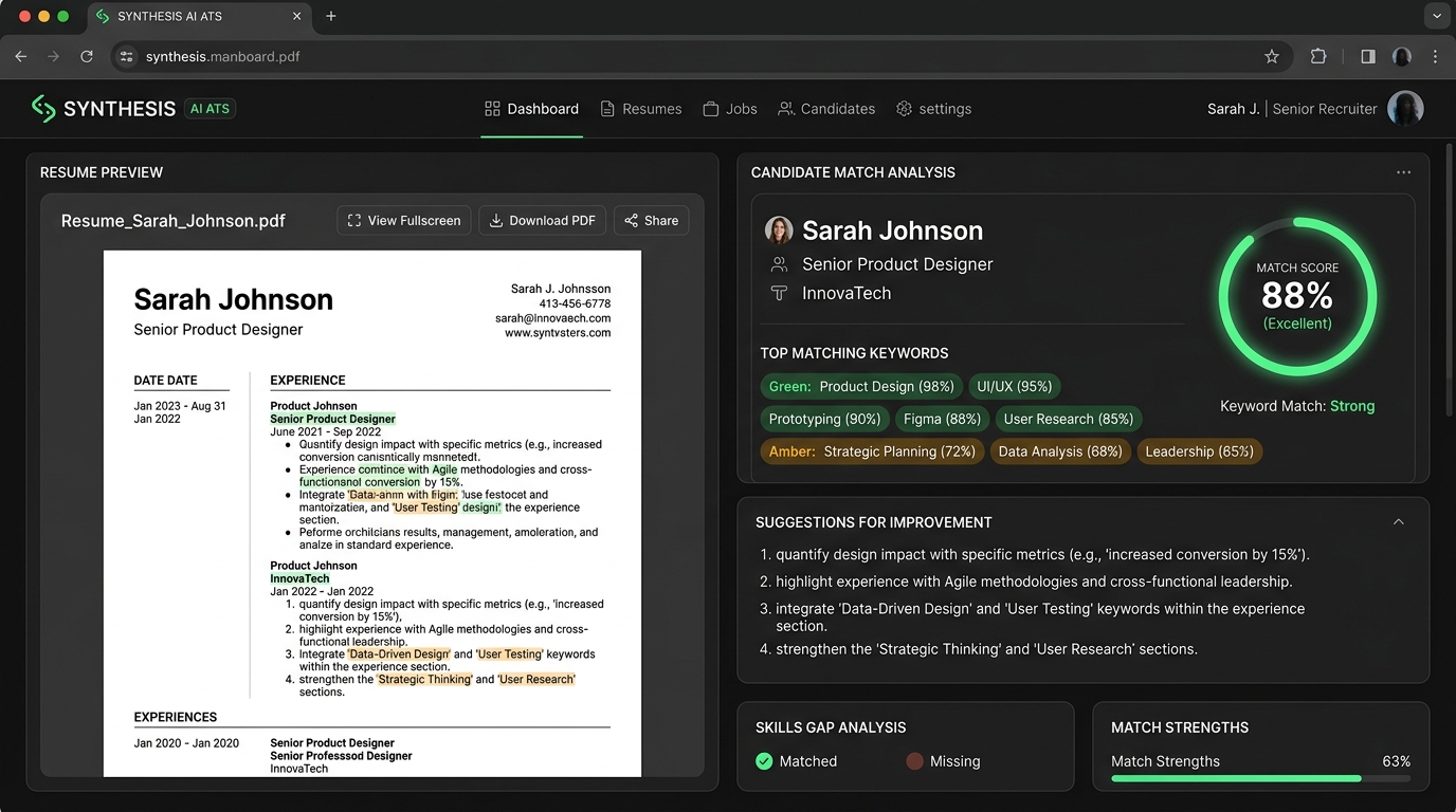 ATS Smart Resume Scanner