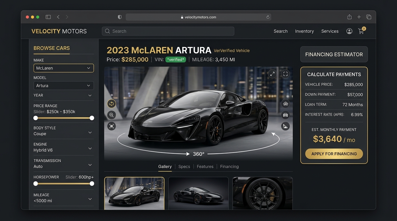 AutoVault Automotive Marketplace