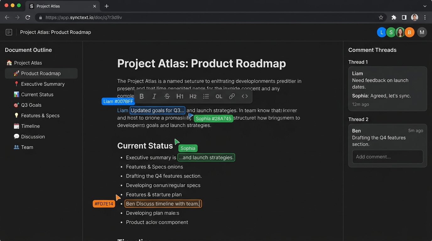 SyncPad Real-Time Collaborative Editor