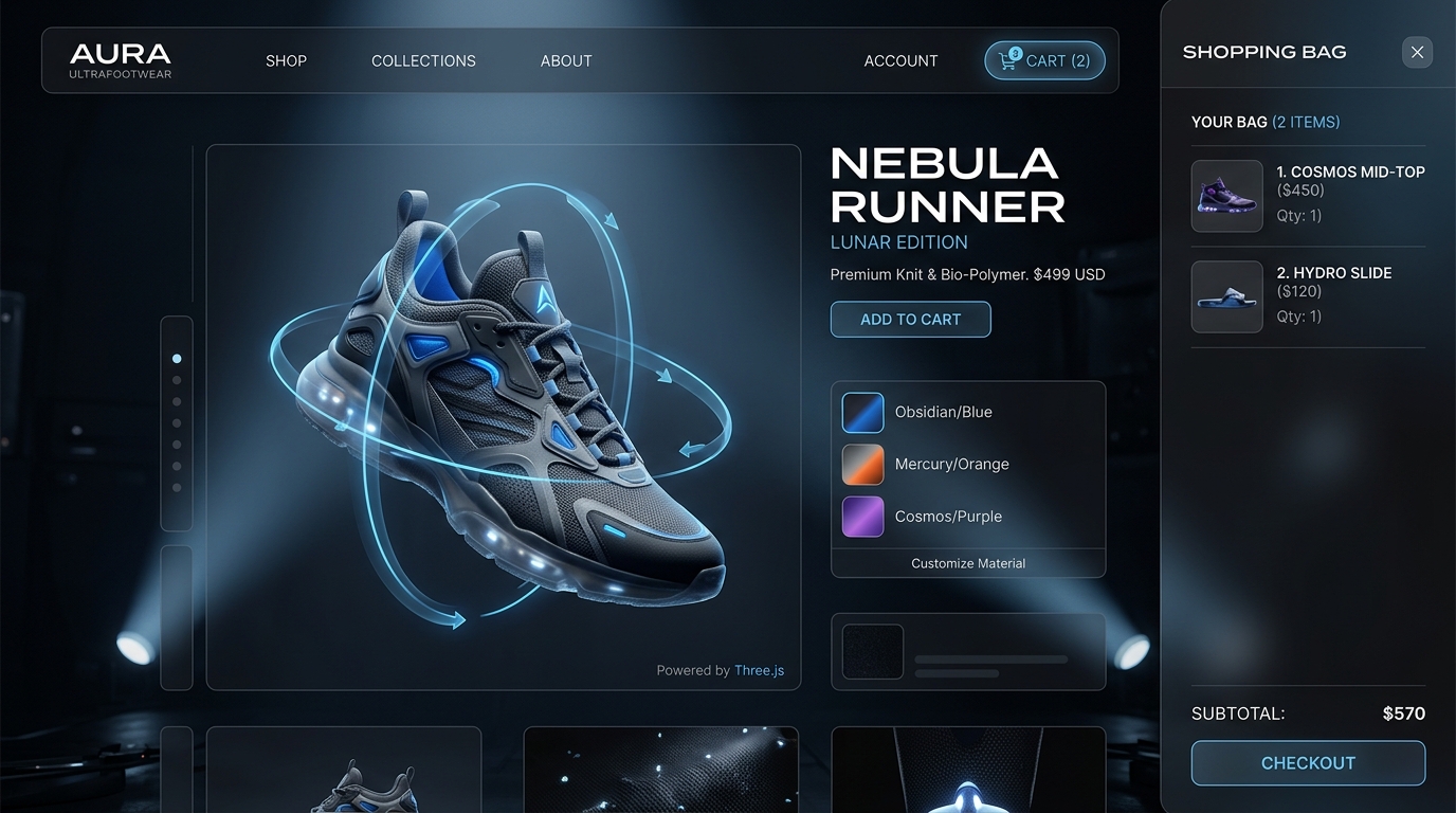 Vortex 3D Interactive Storefront